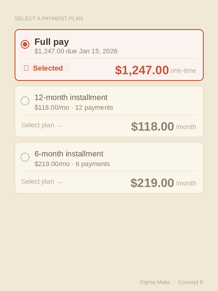 Inline metadata row